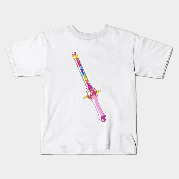 Magical Doremi Wand Kids T-Shirt by Yasimuf